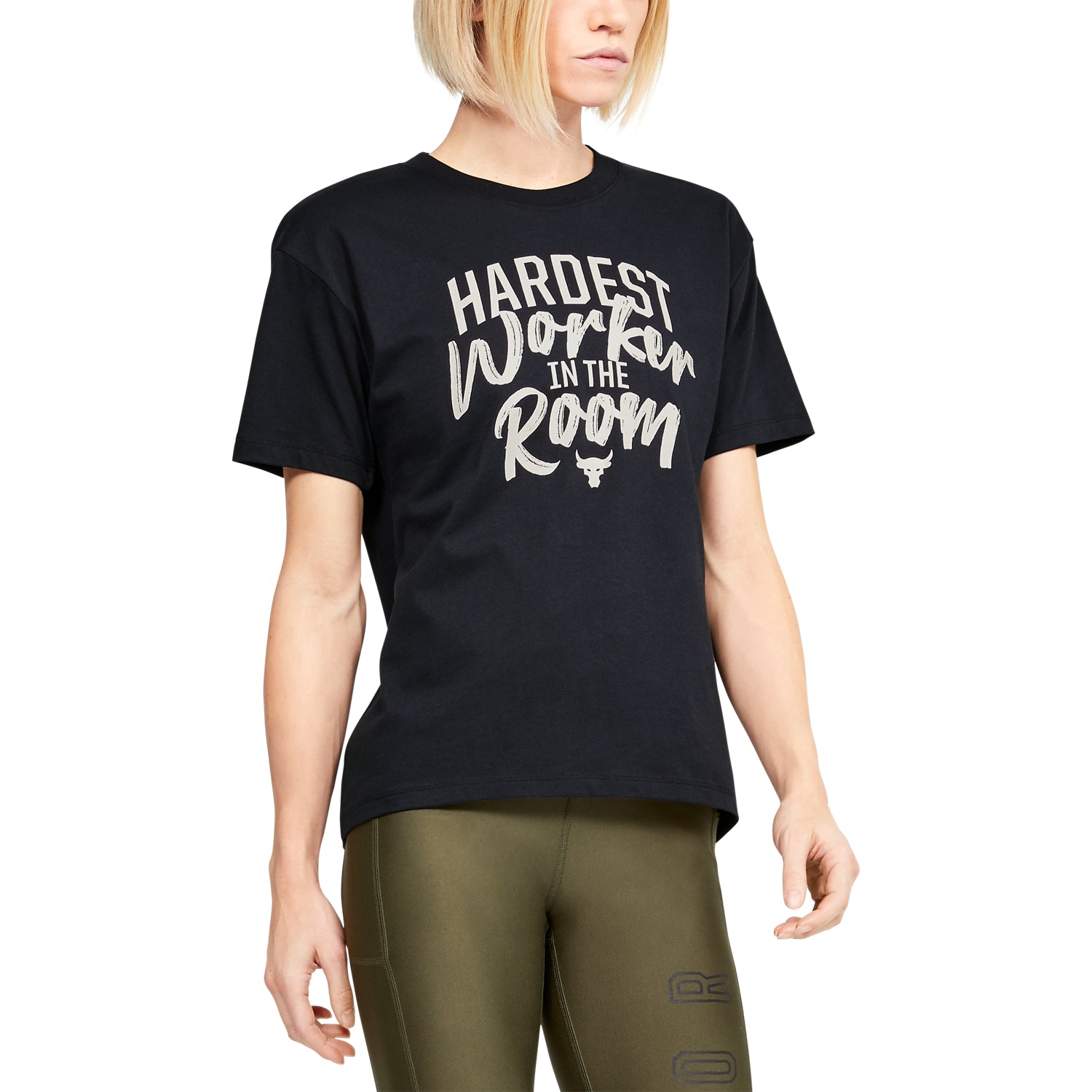 Polera Manga Corta Project Rock Customize para Mujer