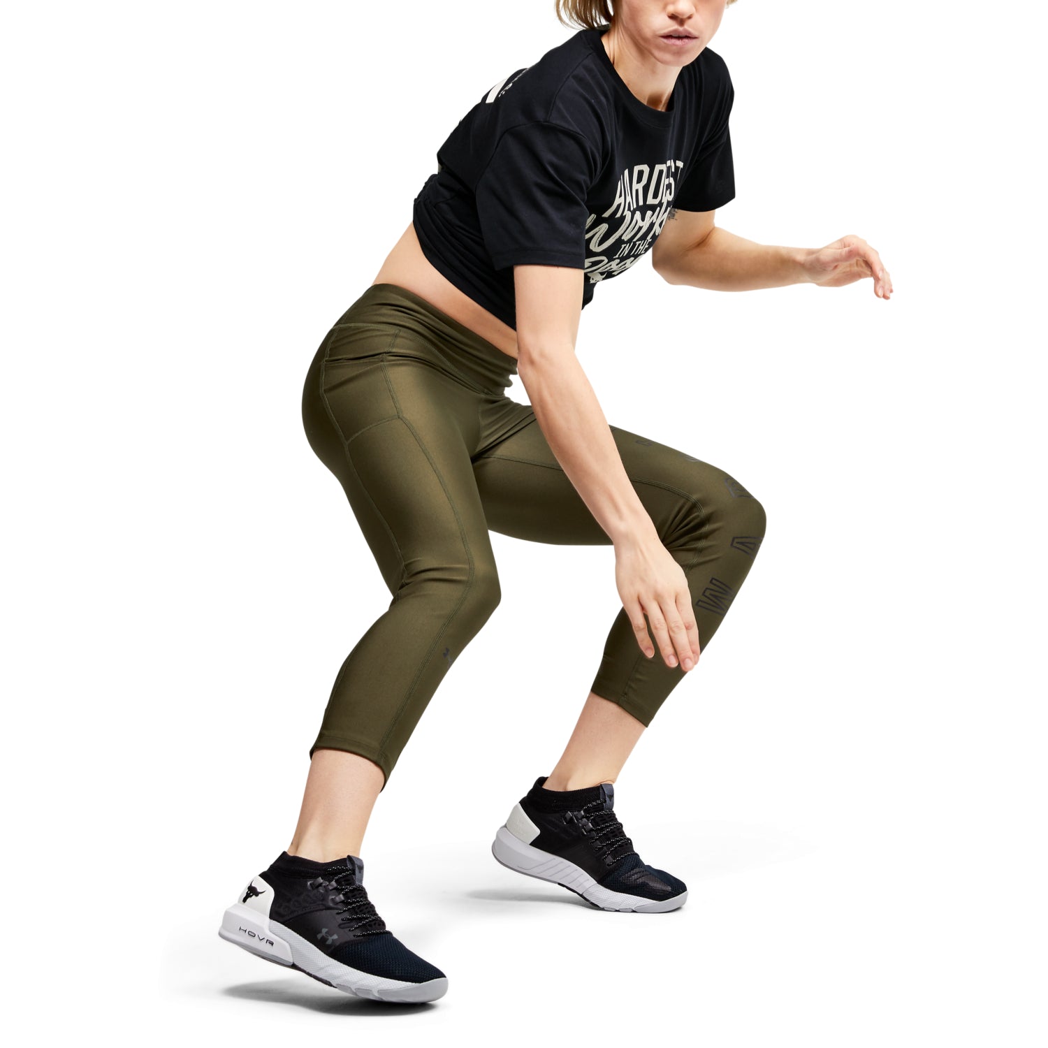 Polera Manga Corta Project Rock Customize para Mujer