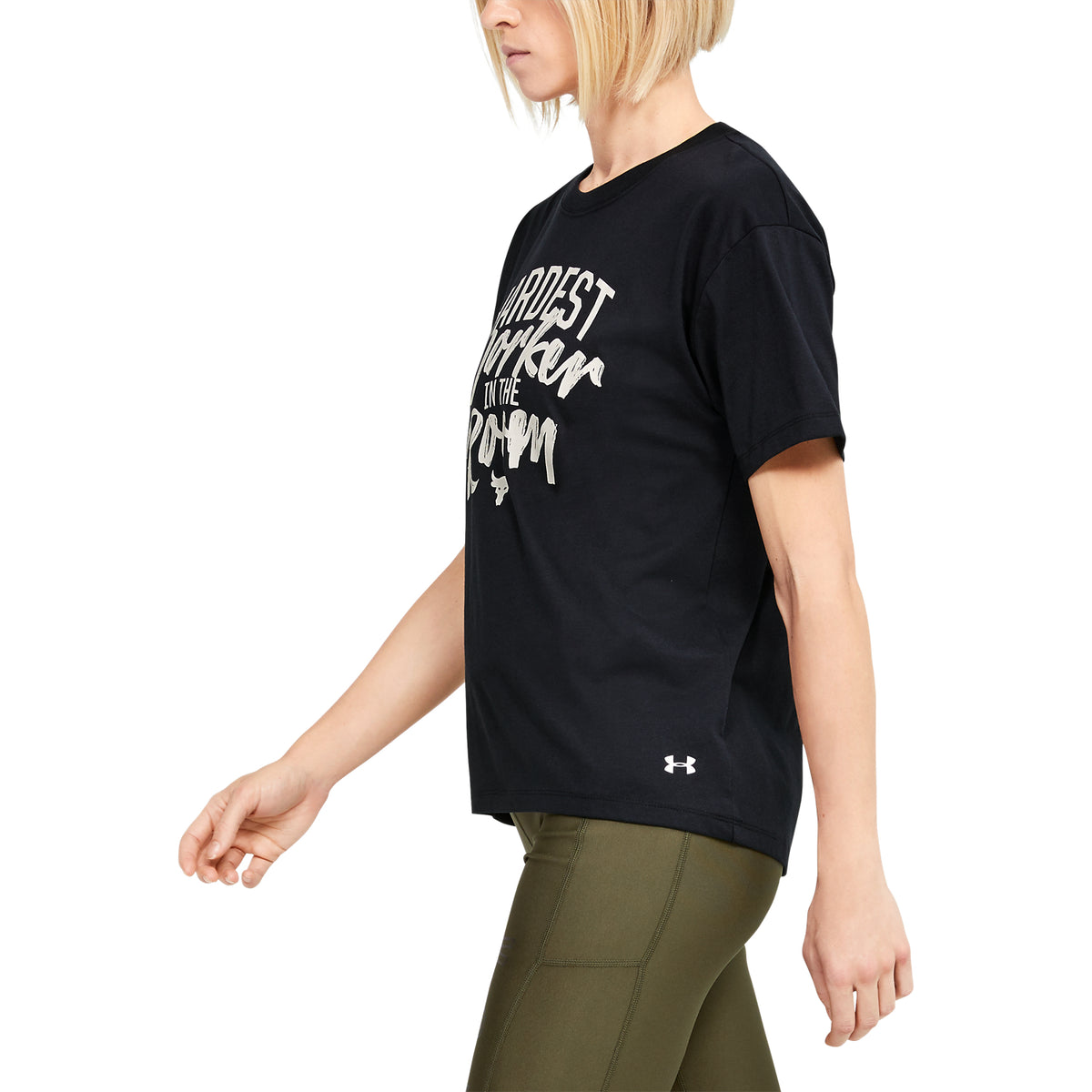 Polera Manga Corta Project Rock Customize para Mujer