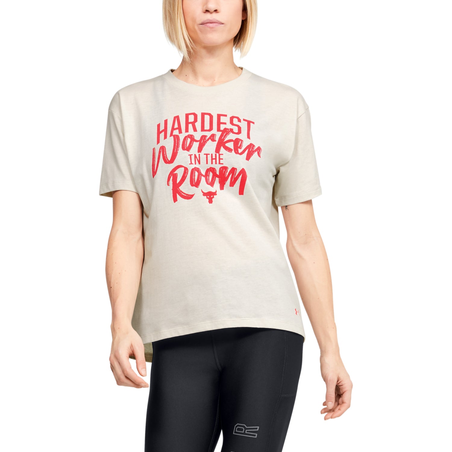 Polera Manga Corta Project Rock Customize para Mujer