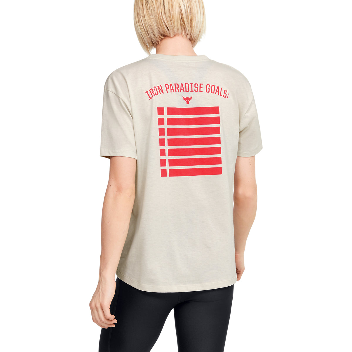 Polera Manga Corta Project Rock Customize para Mujer