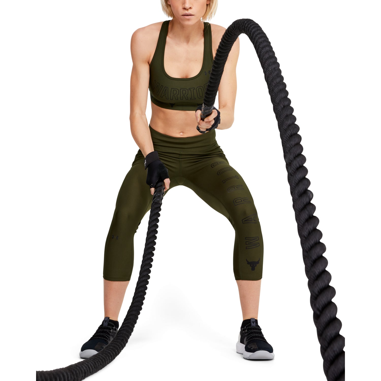 Calzas Project Rock HeatGear® Armour Warrior Ankle para Mujer