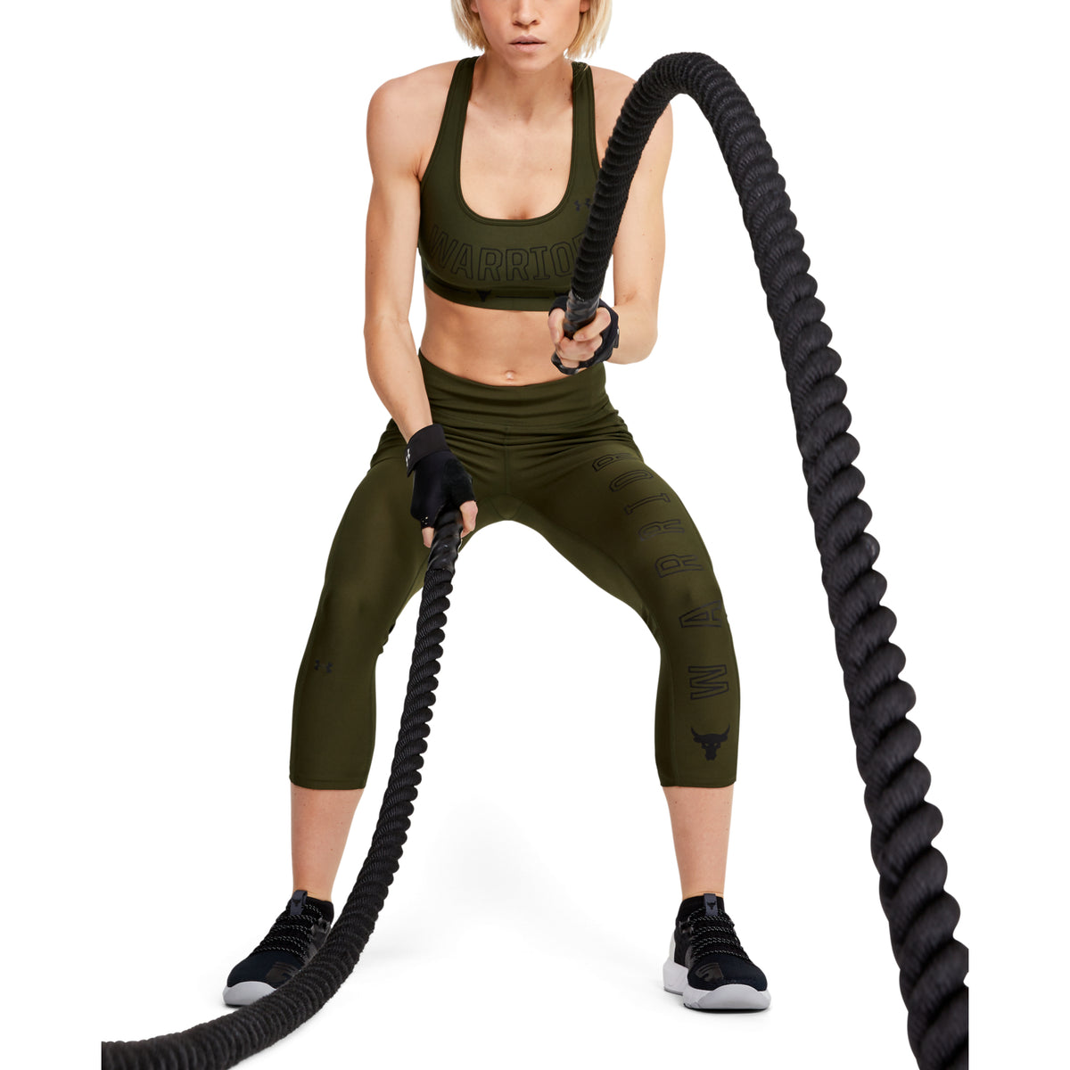 Calzas Project Rock HeatGear® Armour Warrior Ankle para Mujer