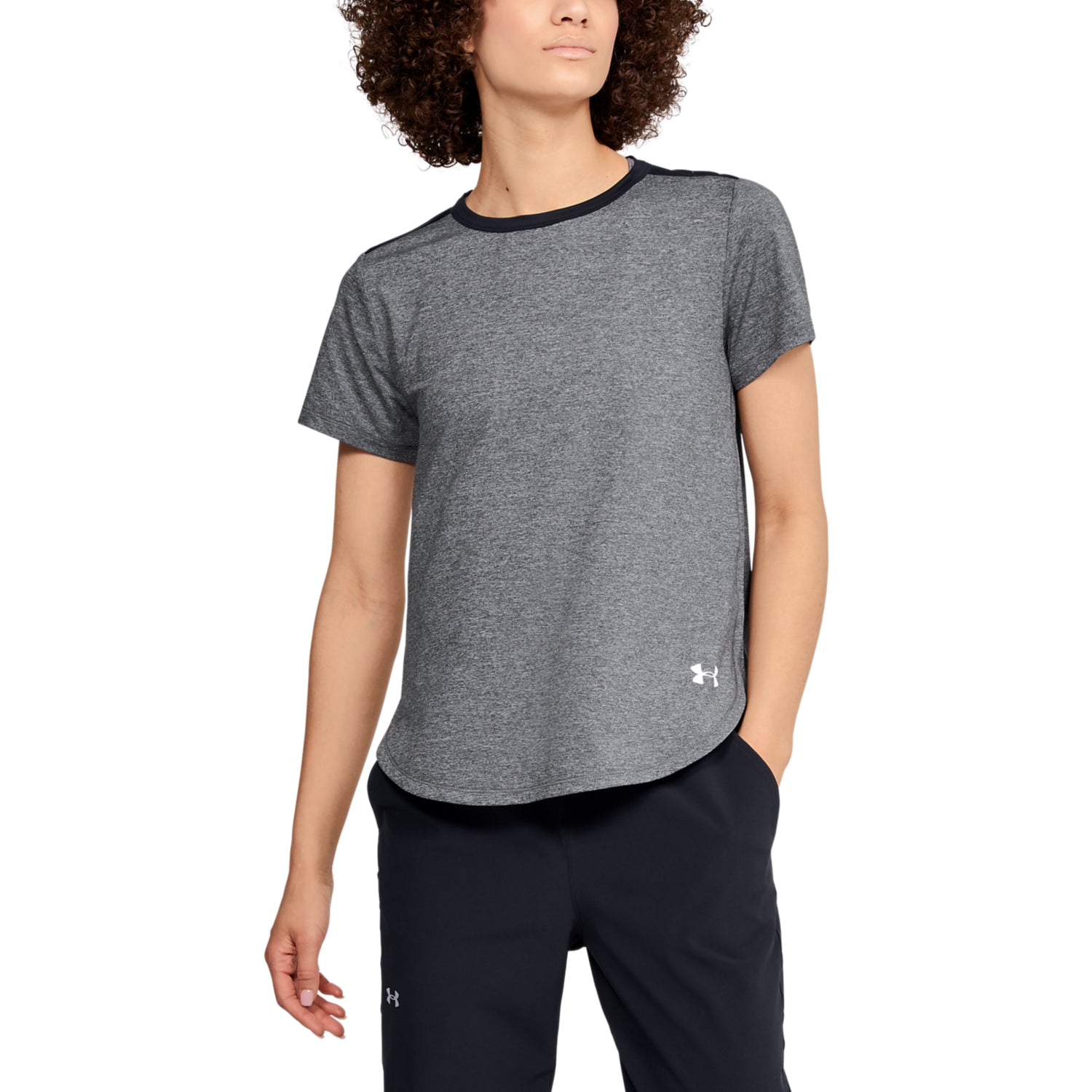 Polera Manga Corta UA Armour Sport Crossback para Mujer