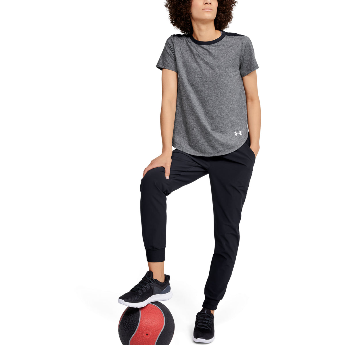Polera Manga Corta UA Armour Sport Crossback para Mujer