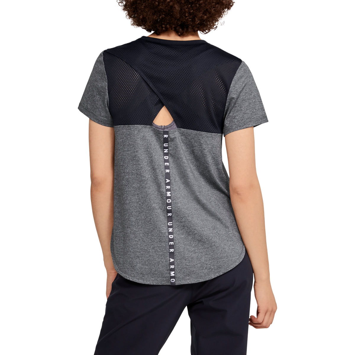 Polera Manga Corta UA Armour Sport Crossback para Mujer