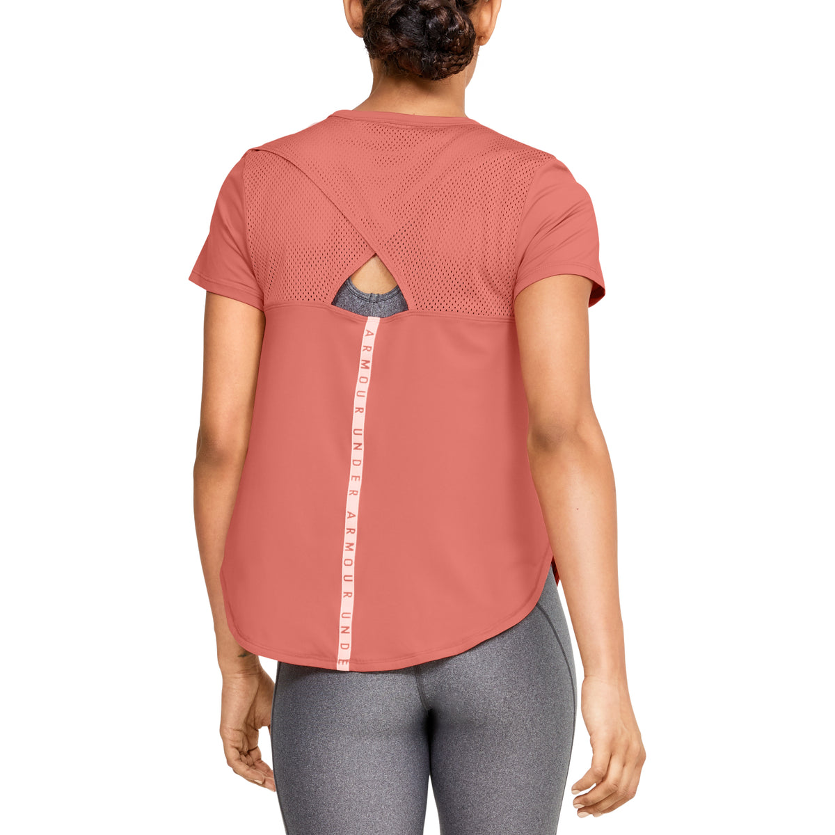 Polera Manga Corta UA Armour Sport Crossback para Mujer