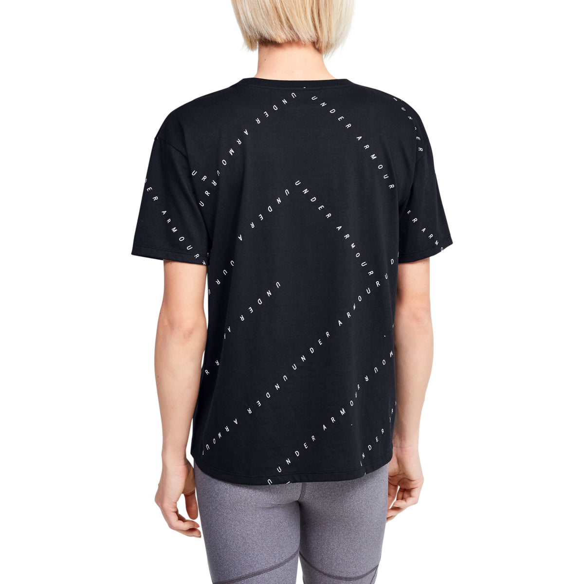 Polera Manga Corta UA Logo Print Live para Mujer