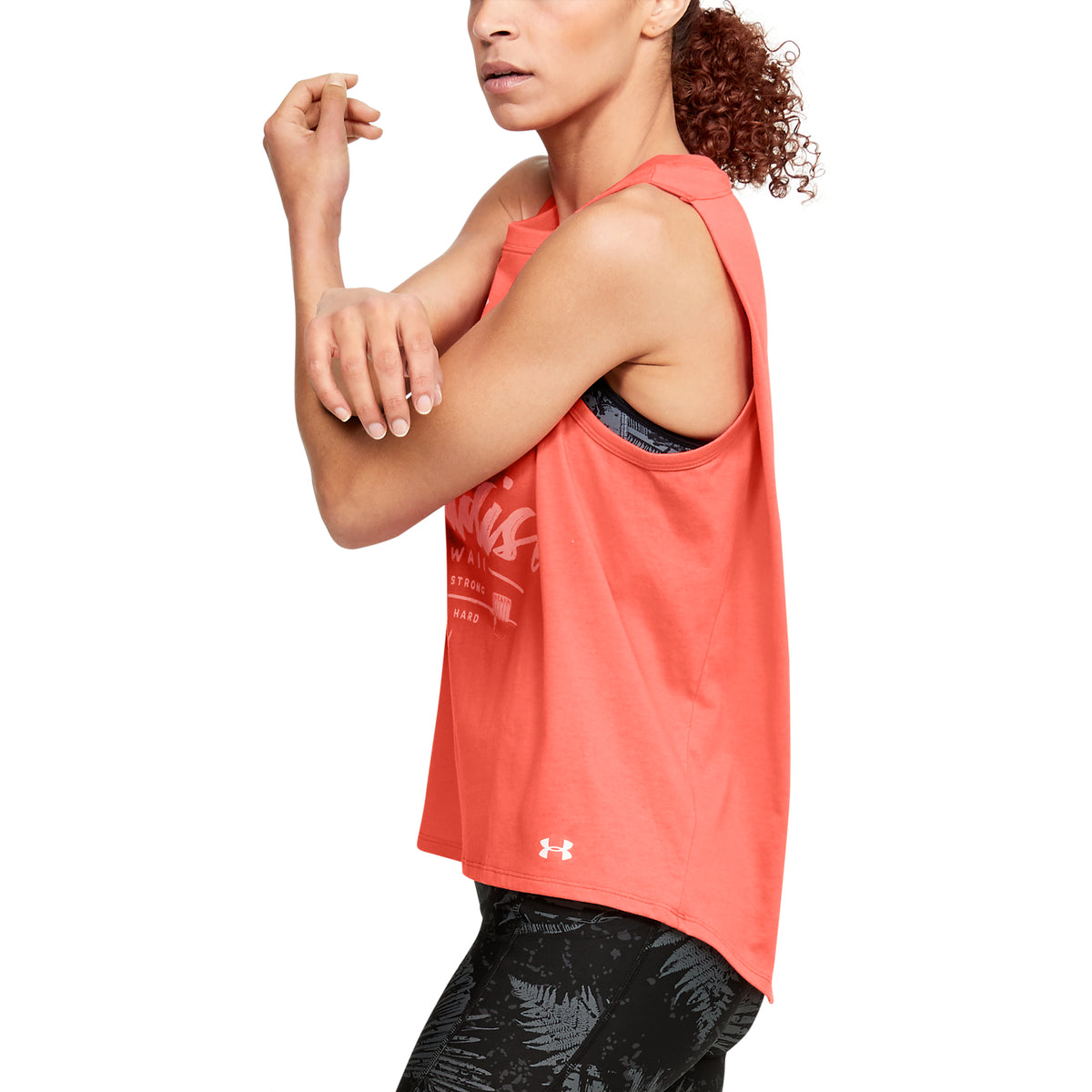 Polera sin Mangas Project Rock Aloha para Mujer