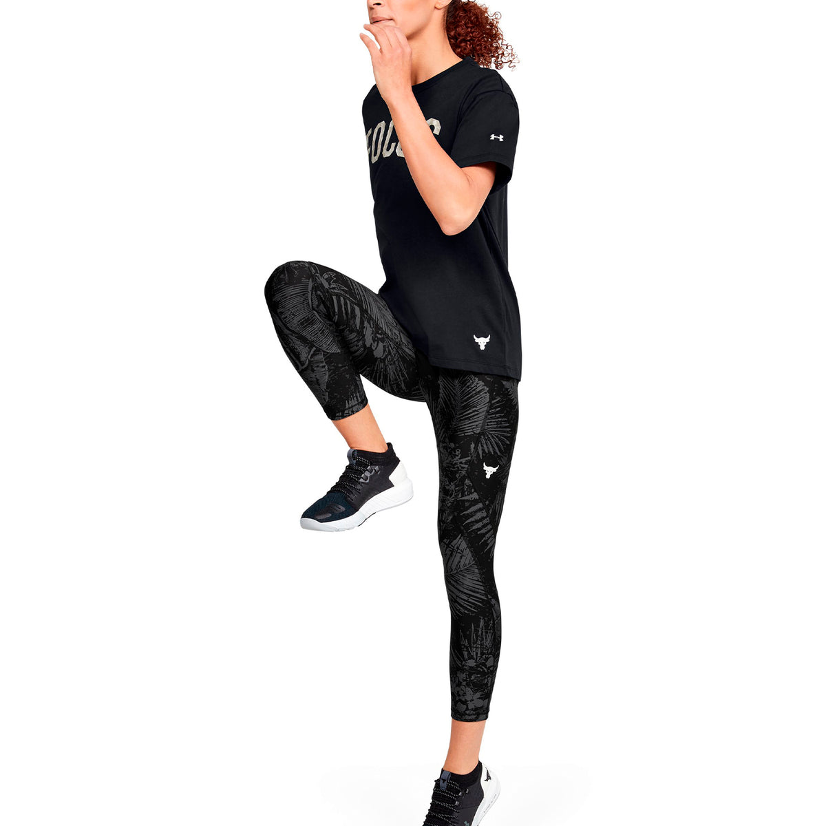 Polera Manga Corta Project Rock Mahalo para Mujer