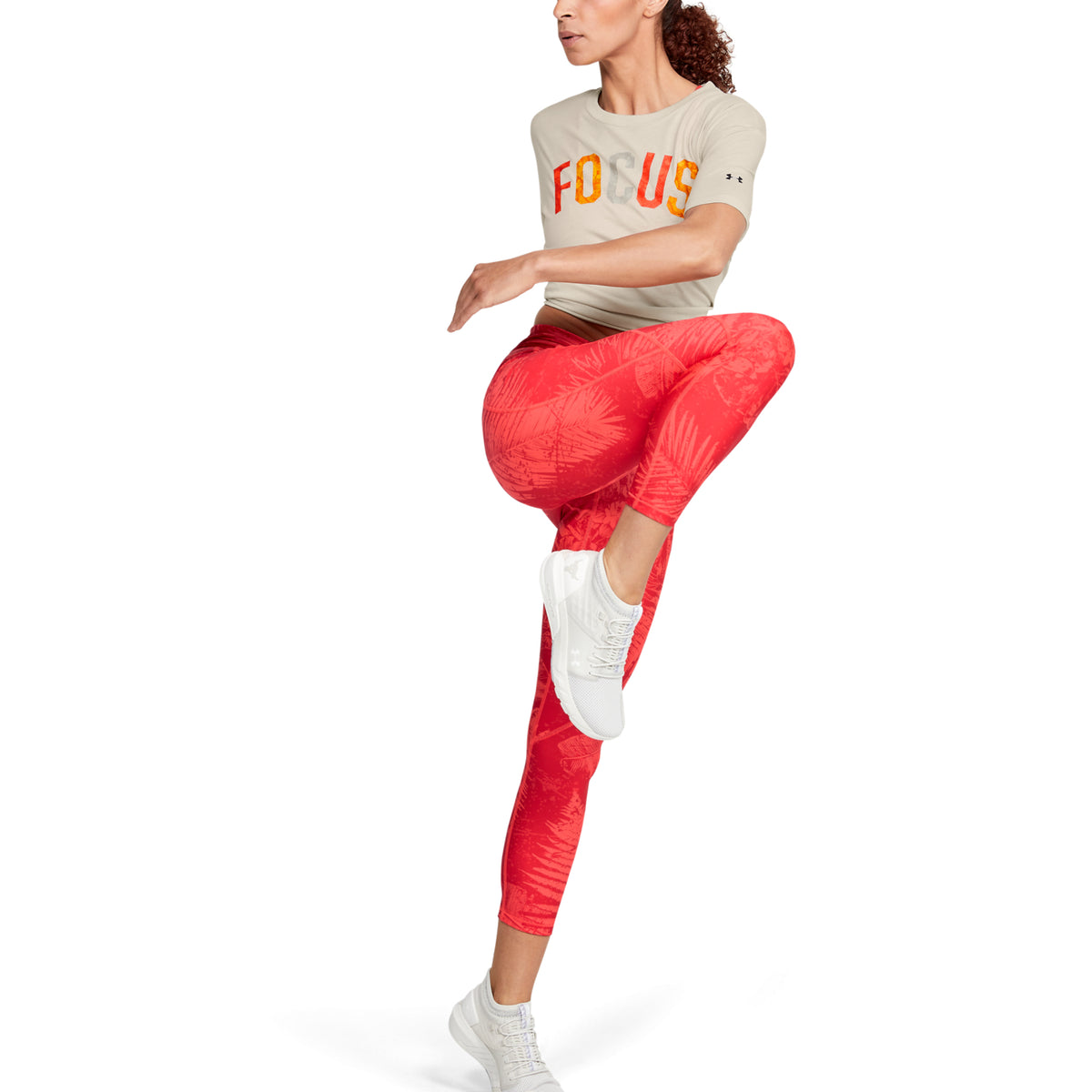 Polera Manga Corta Project Rock Mahalo para Mujer