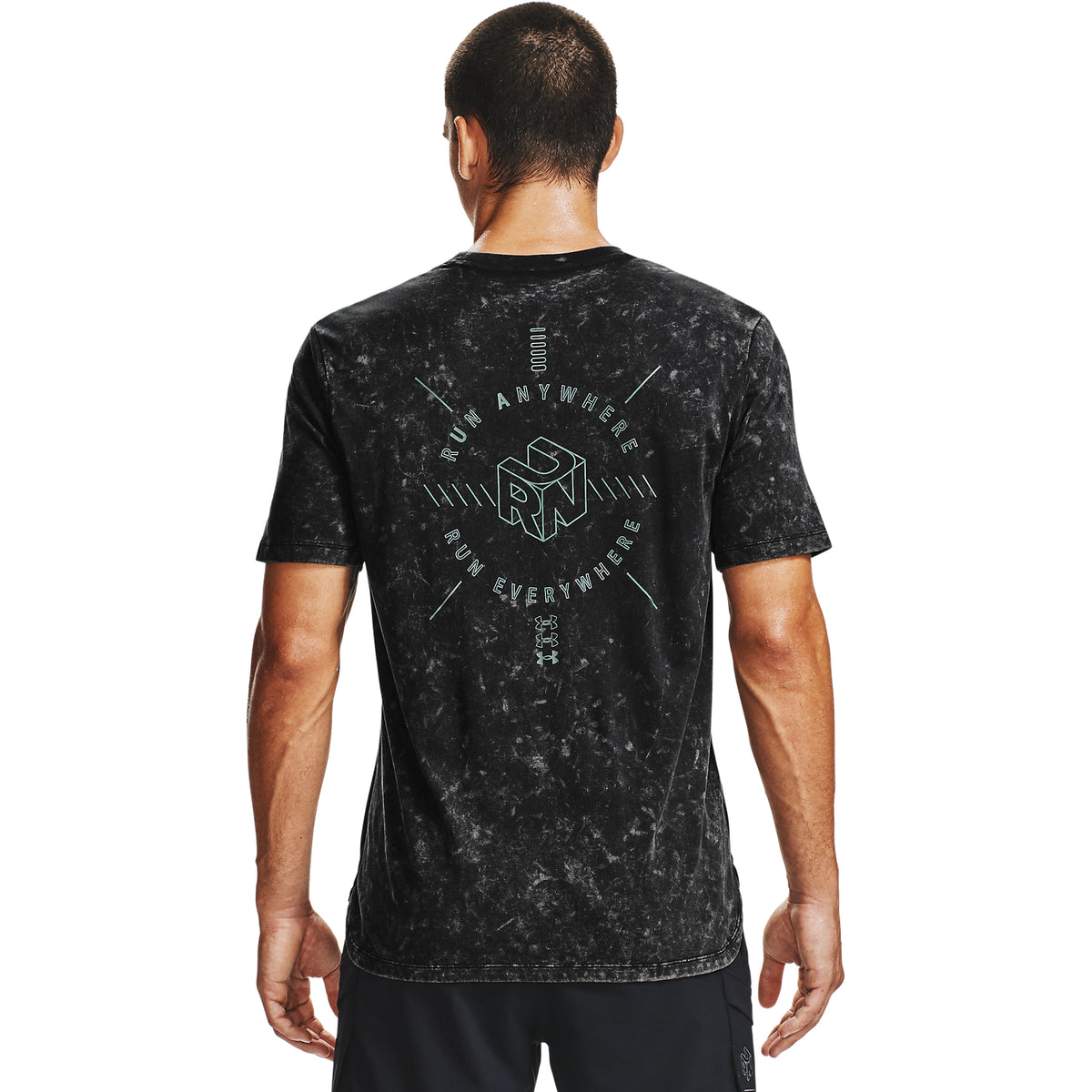 Polera Manga Corta UA Run Anywhere para Hombre