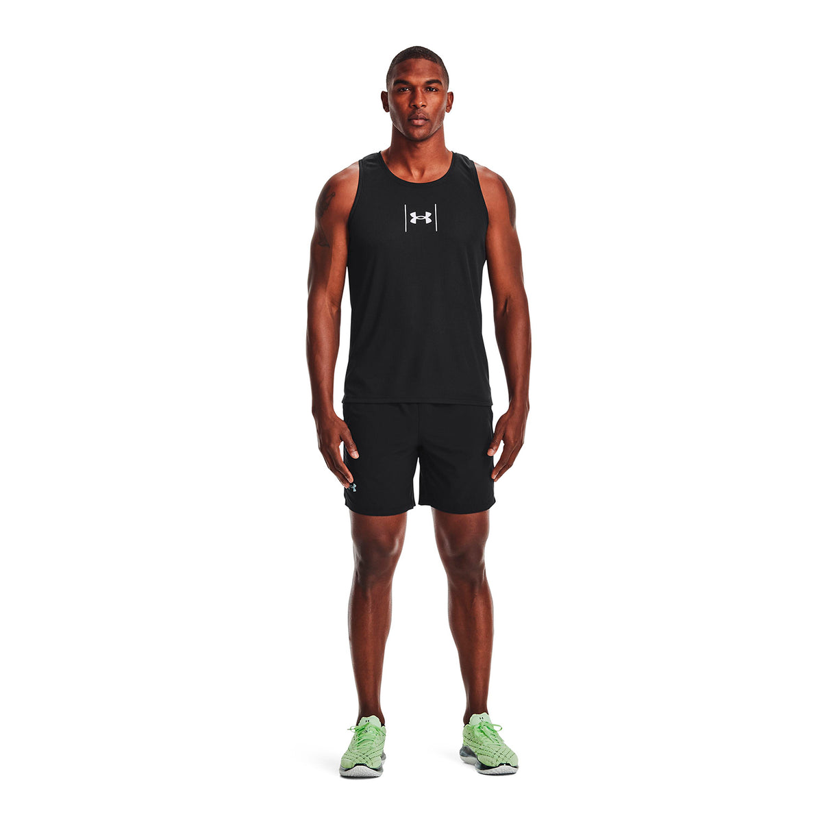 Polera sin mangas UA Speed Stride Shock para hombre