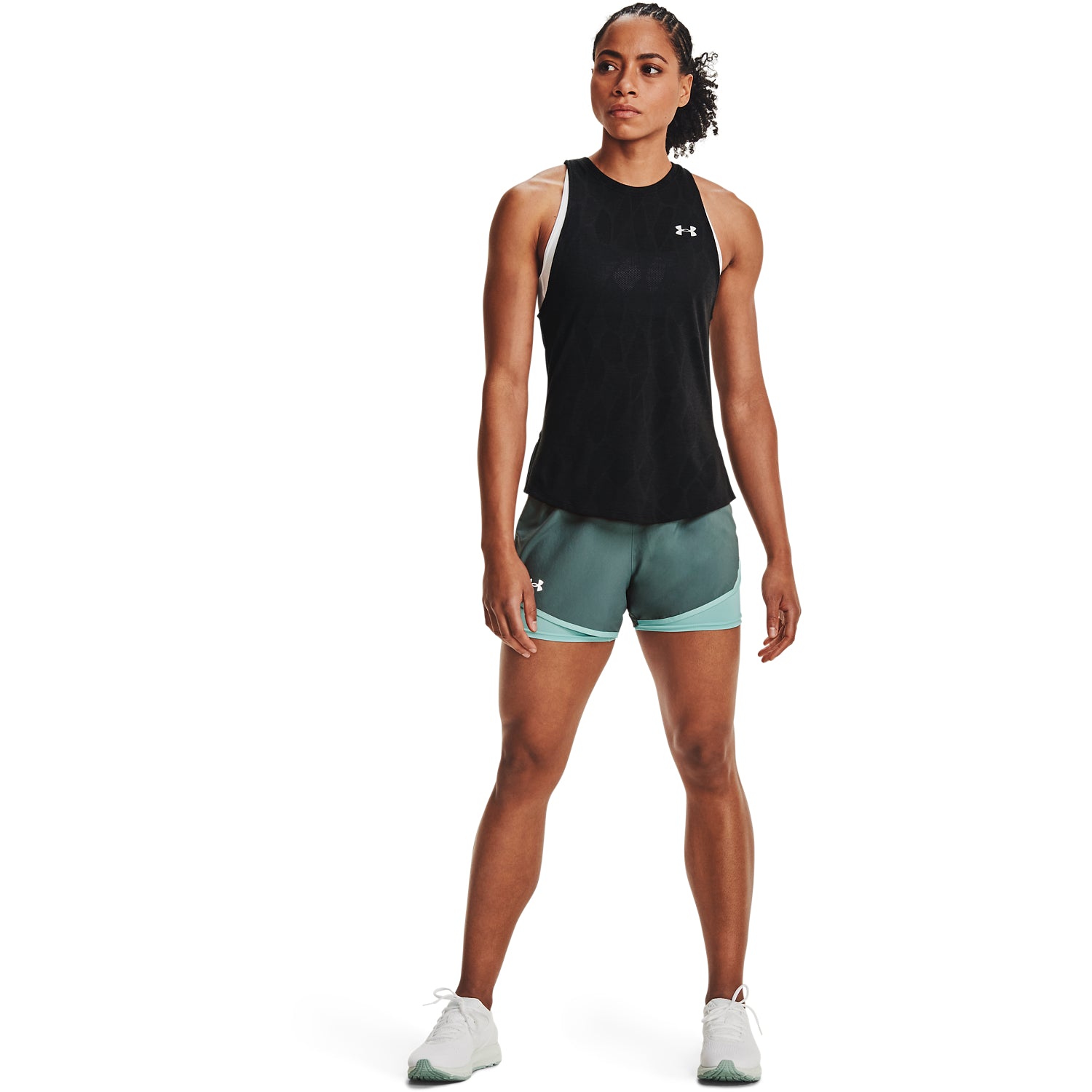 Short 2 en 1 Fly By 2.0 para mujer Under Armour
