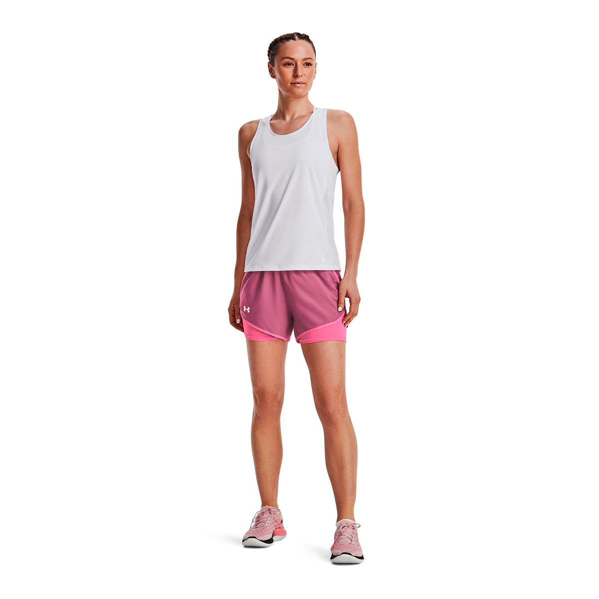 Short 2 en 1 Fly By 2.0 para mujer Under Armour