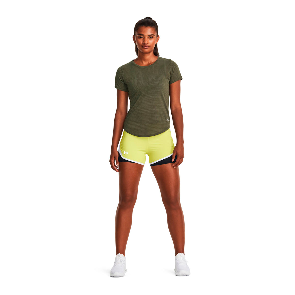 Short 2 en 1 Fly By 2.0 para mujer Under Armour