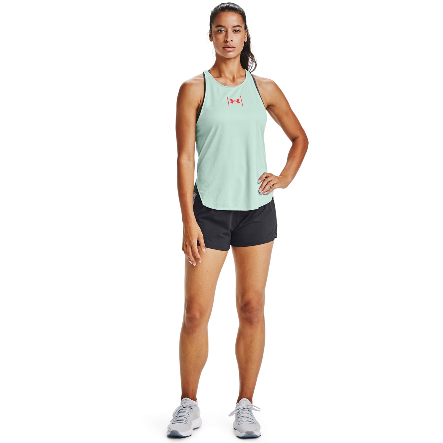 Short Ua Launch 3 Print Sh para Mujer