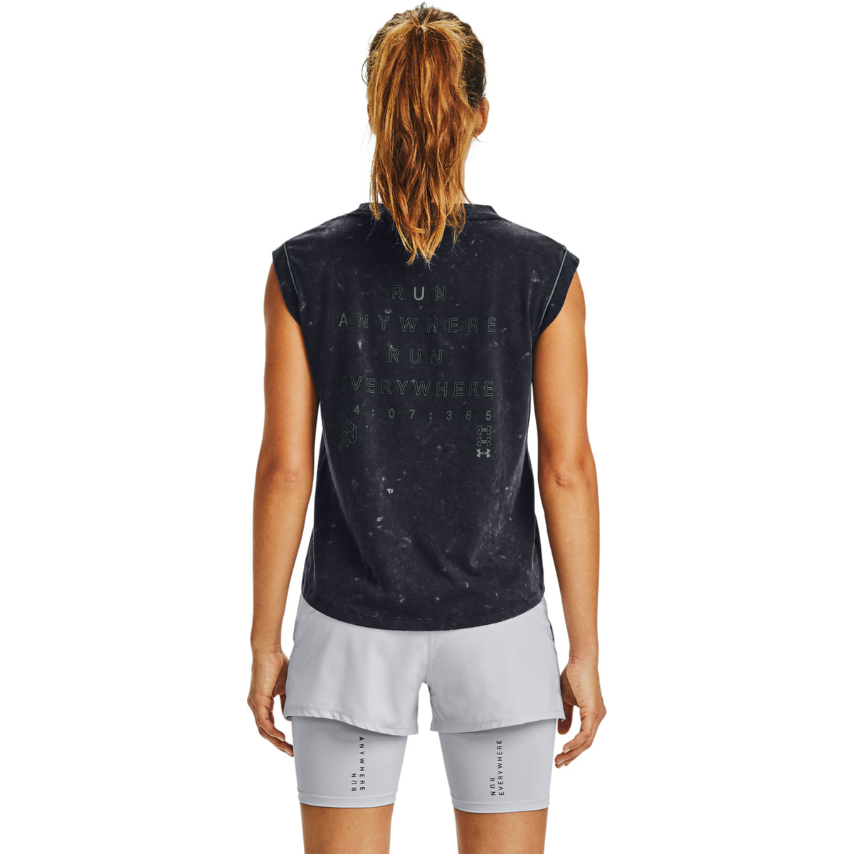 Polera Manga Corta UA Run Anywhere para Mujer