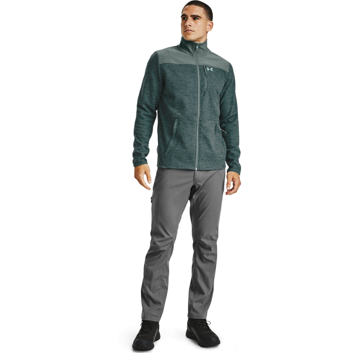 Polerón UA Specialist Grid Full Zip para Hombre