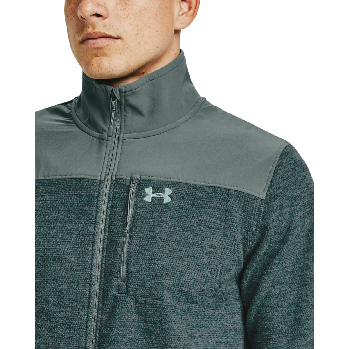 Polerón UA Specialist Grid Full Zip para Hombre