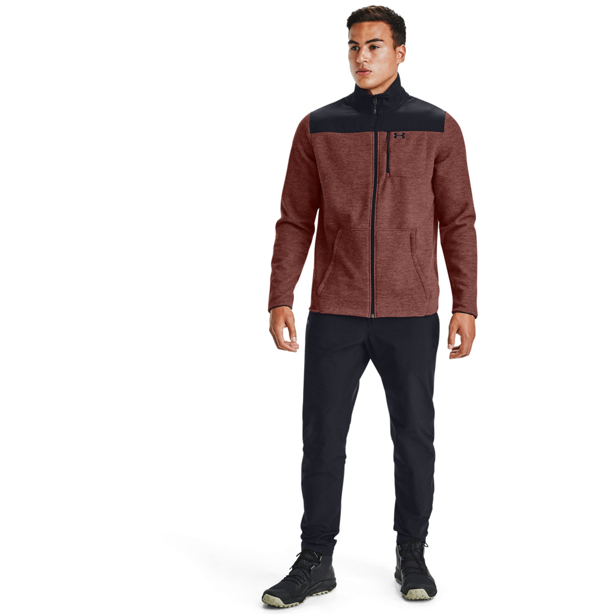 Polerón UA Specialist Grid Full Zip para Hombre