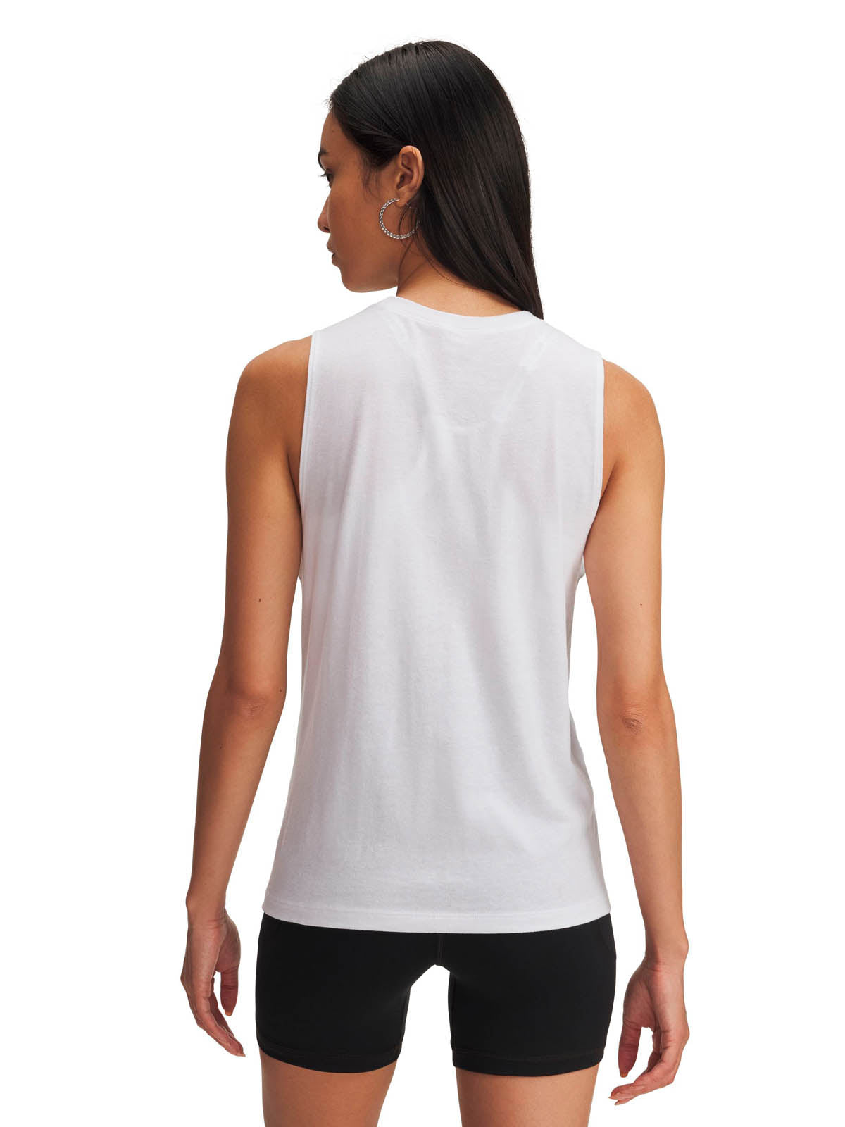 Polera sin mangas Lifestyle para mujer Tank Rival blanco Under Armour