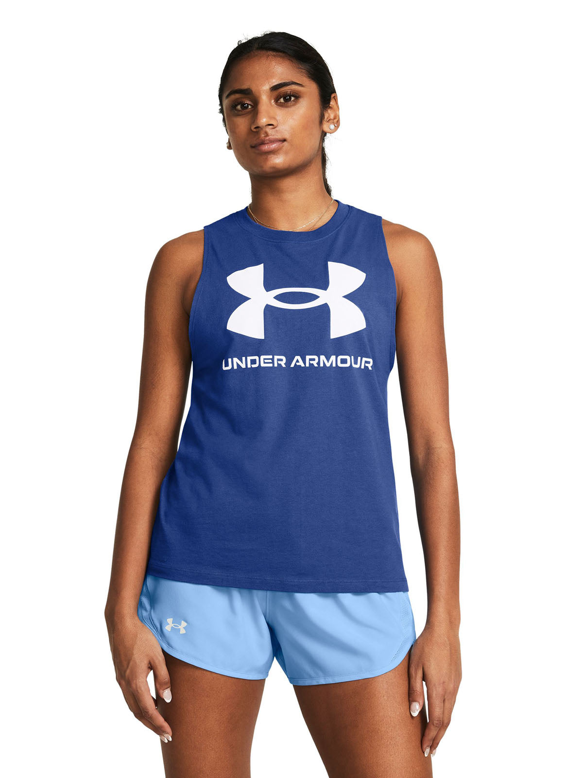 Polera sin mangas UA Rival para mujer