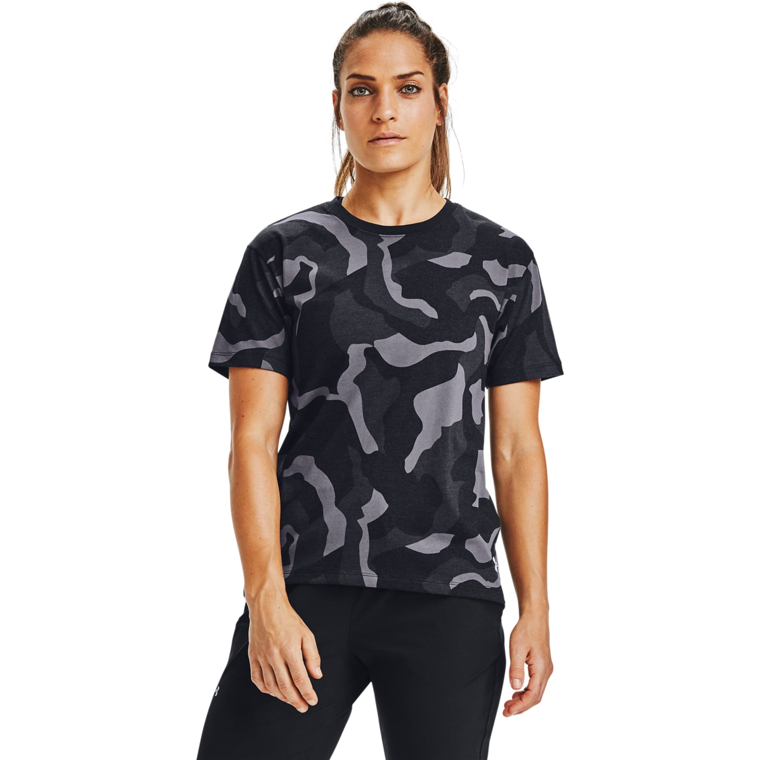 Polera Manga Corta UA Denali Print para Mujer