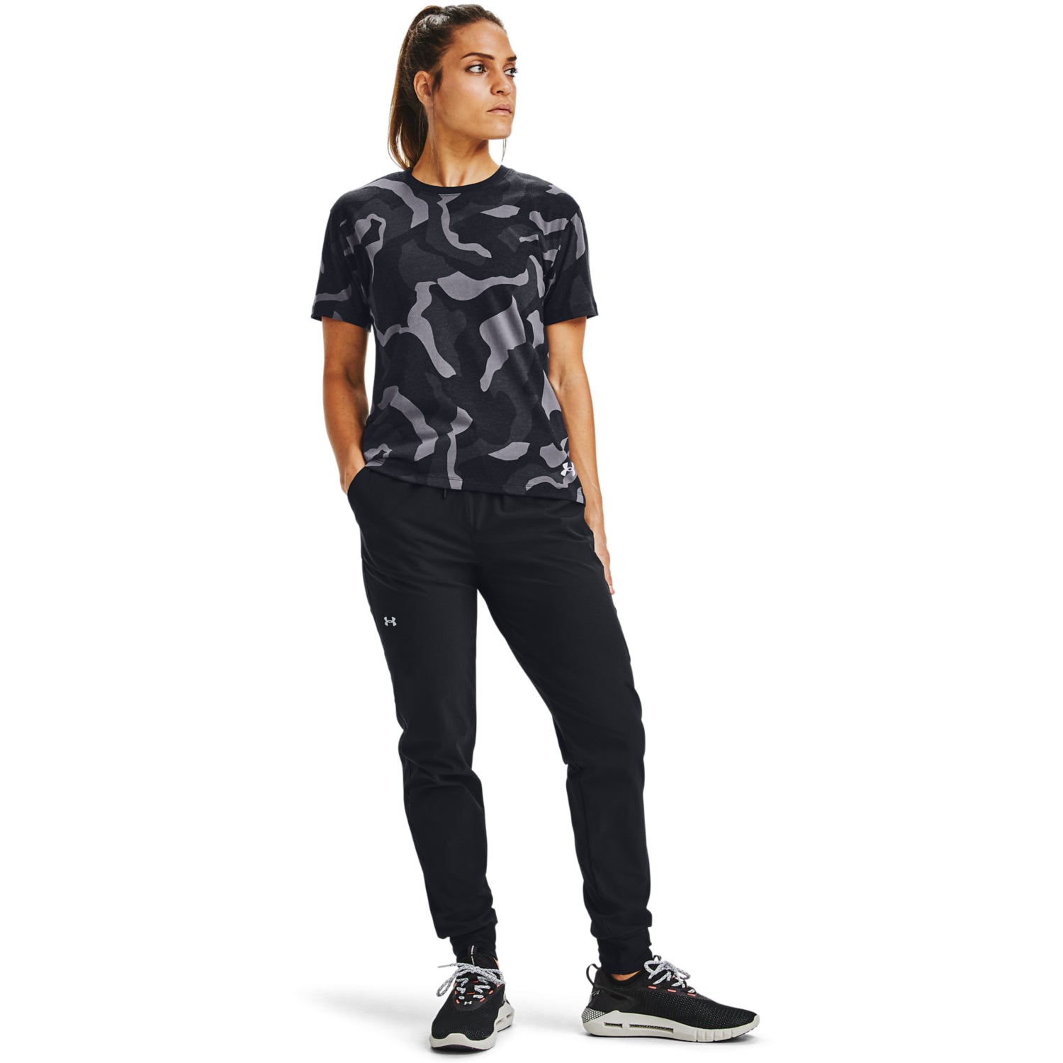 Polera Manga Corta UA Denali Print para Mujer