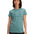 Polera manga corta Sportstyle para mujer Rival Logo verde Under Armour