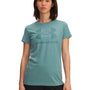 Polera manga corta Sportstyle para mujer Rival Logo verde Under Armour