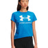 Polera manga corta Lifestyle para mujer Rival Logo azul Under Armour