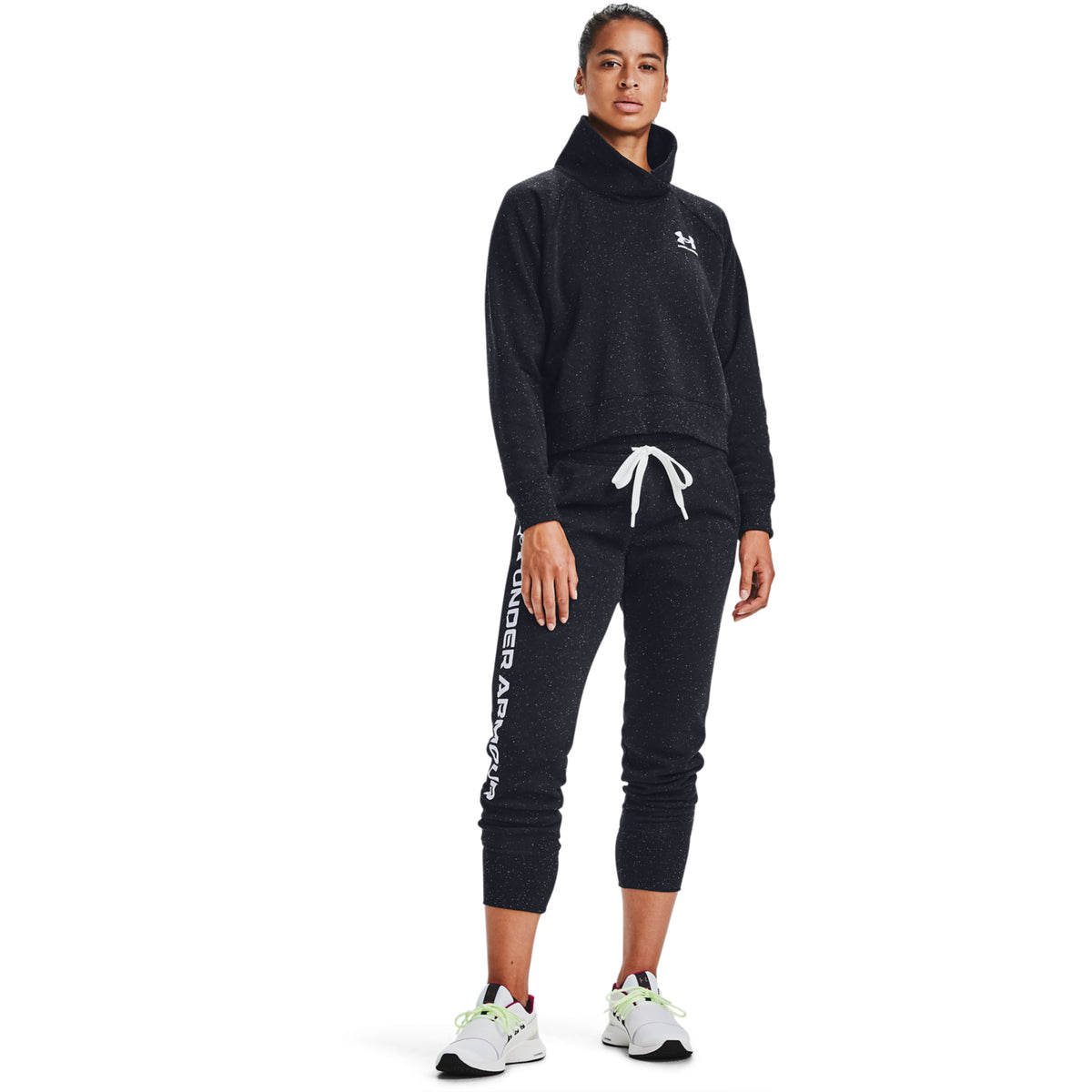Polerón UA Rival Fleece Wrap Neck para Mujer