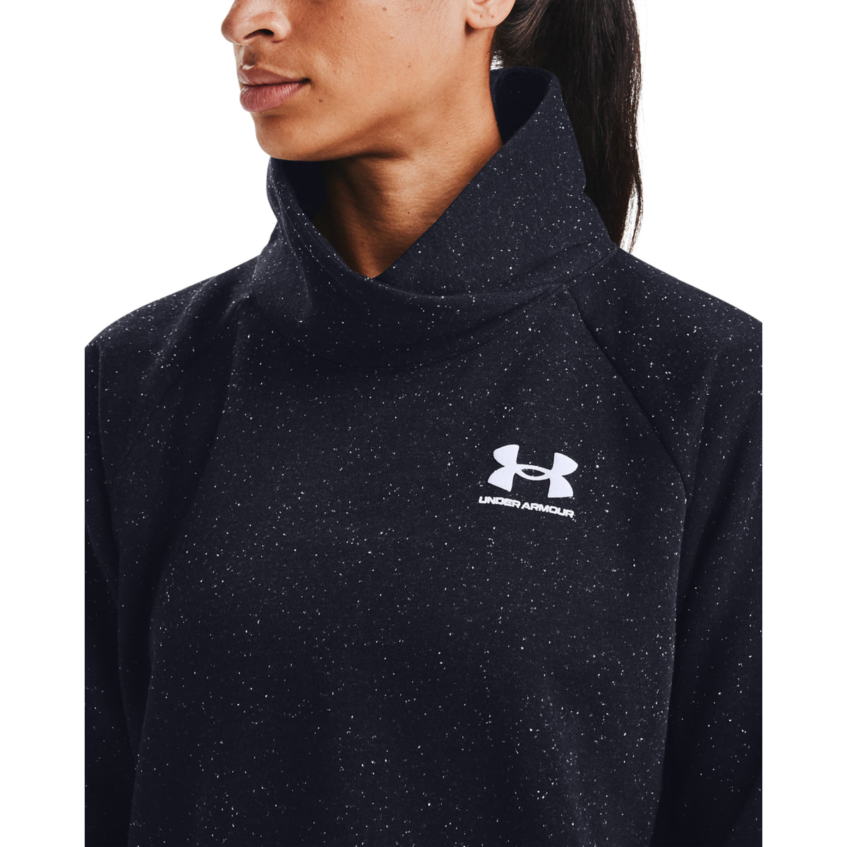 Polerón UA Rival Fleece Wrap Neck para Mujer