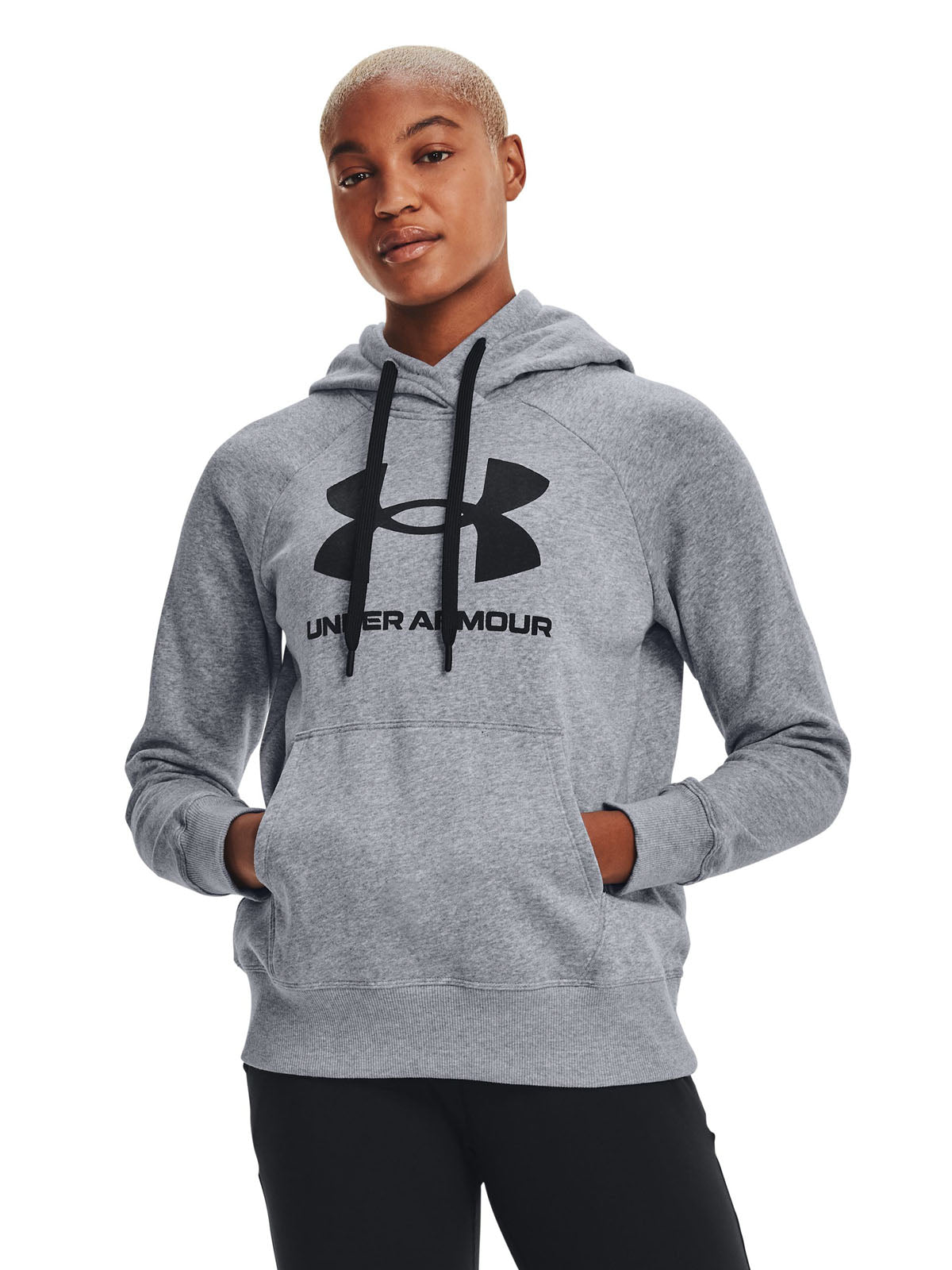 Polerón con gorro UA Rival Fleece Logo para Mujer