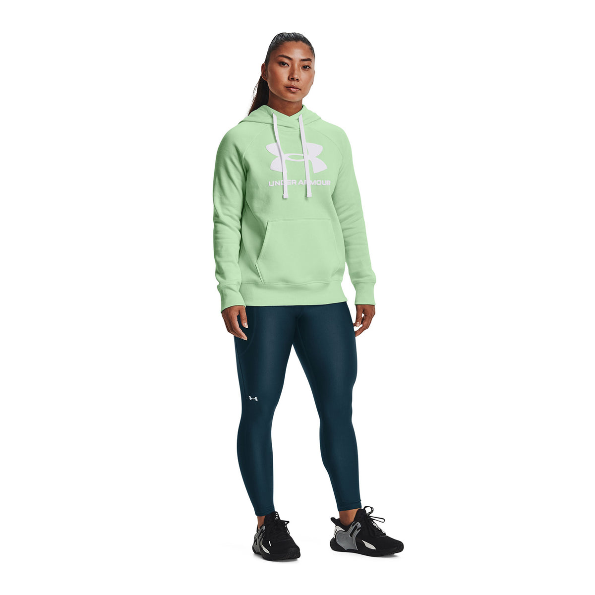 Polerón con gorro UA Rival Fleece Logo para Mujer