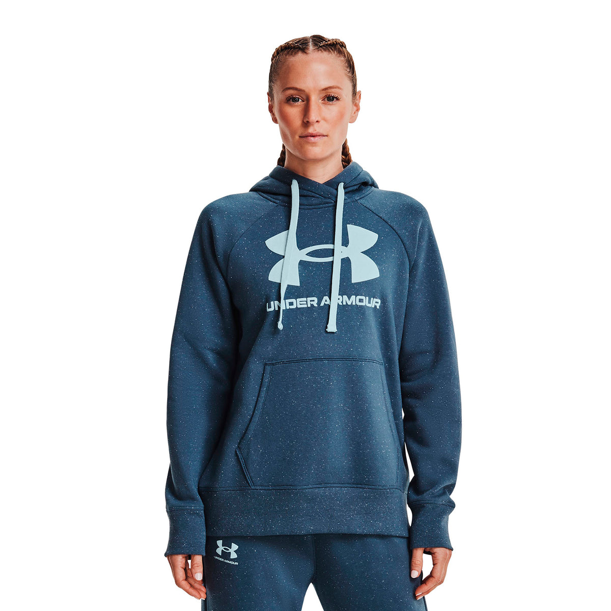 Polerón con gorro UA Rival Fleece Logo para Mujer