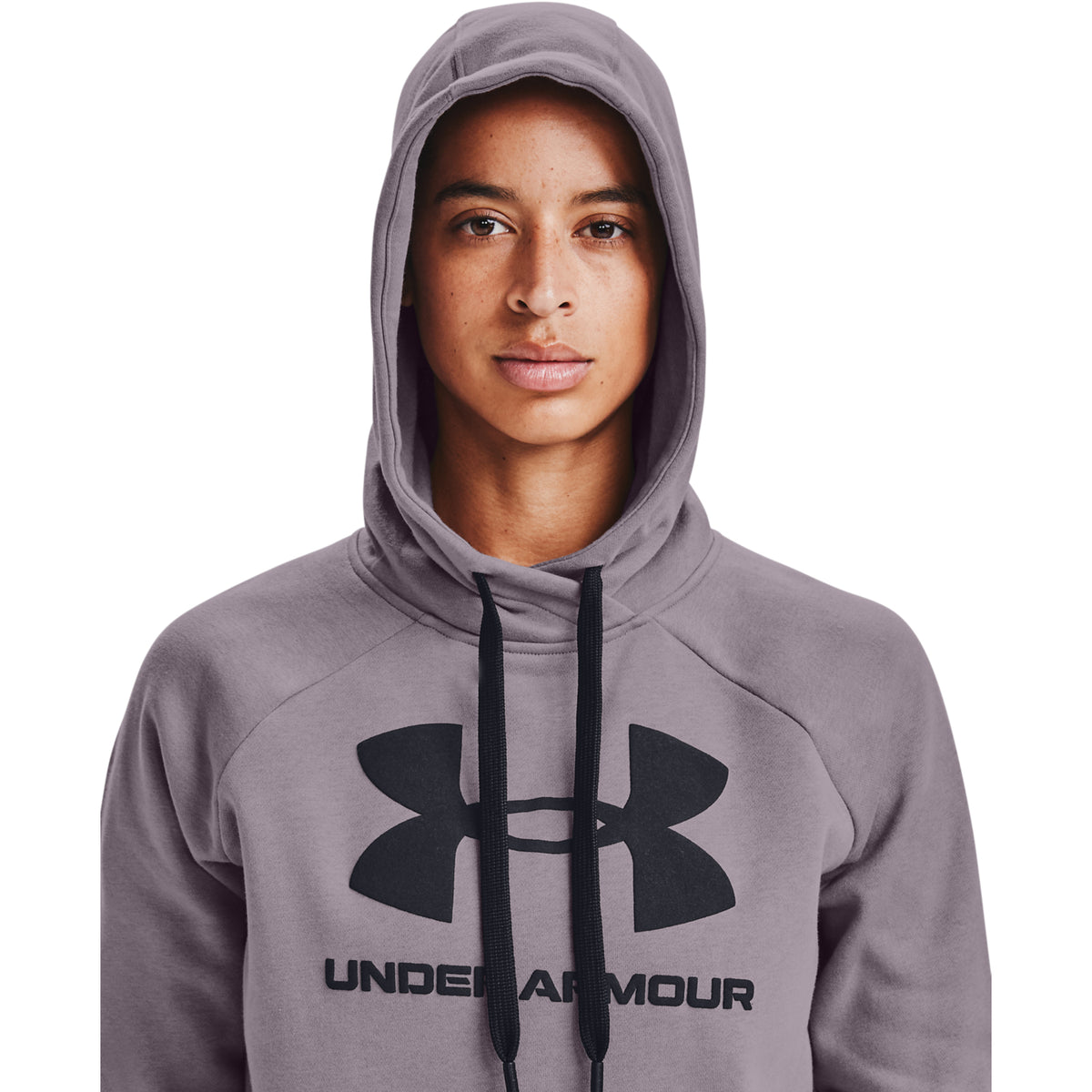 Polerón con gorro UA Rival Fleece Logo para Mujer