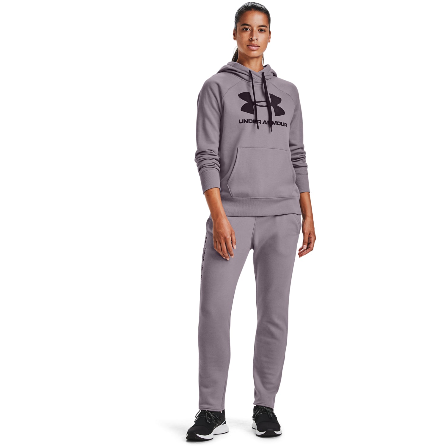 Polerón con gorro UA Rival Fleece Logo para Mujer