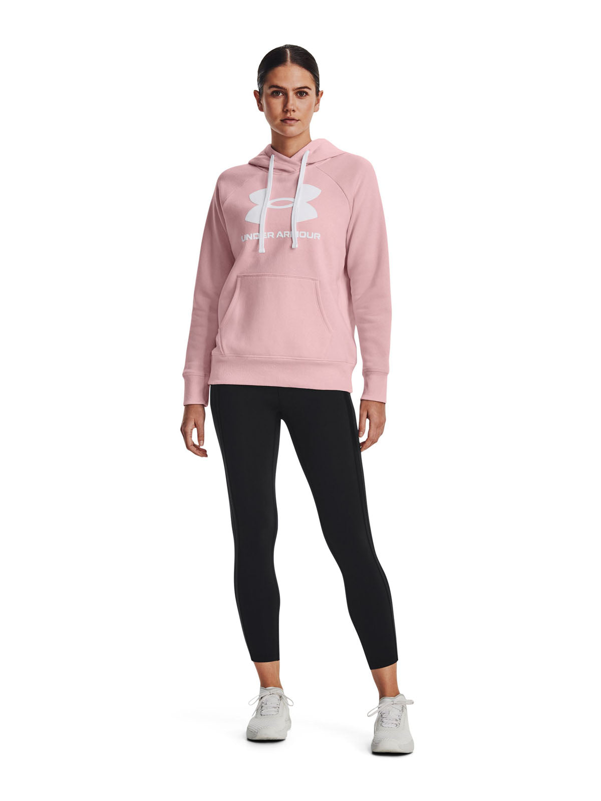 Polerón con gorro UA Rival Fleece Logo para Mujer