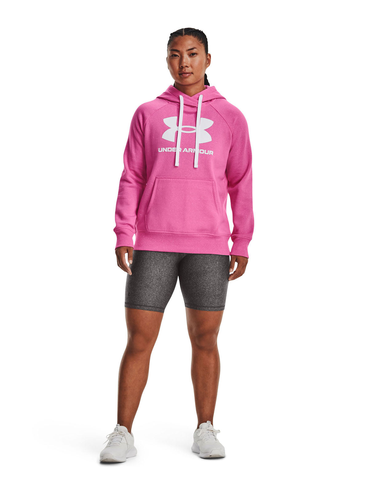 Polerón con gorro UA Rival Fleece Logo para Mujer