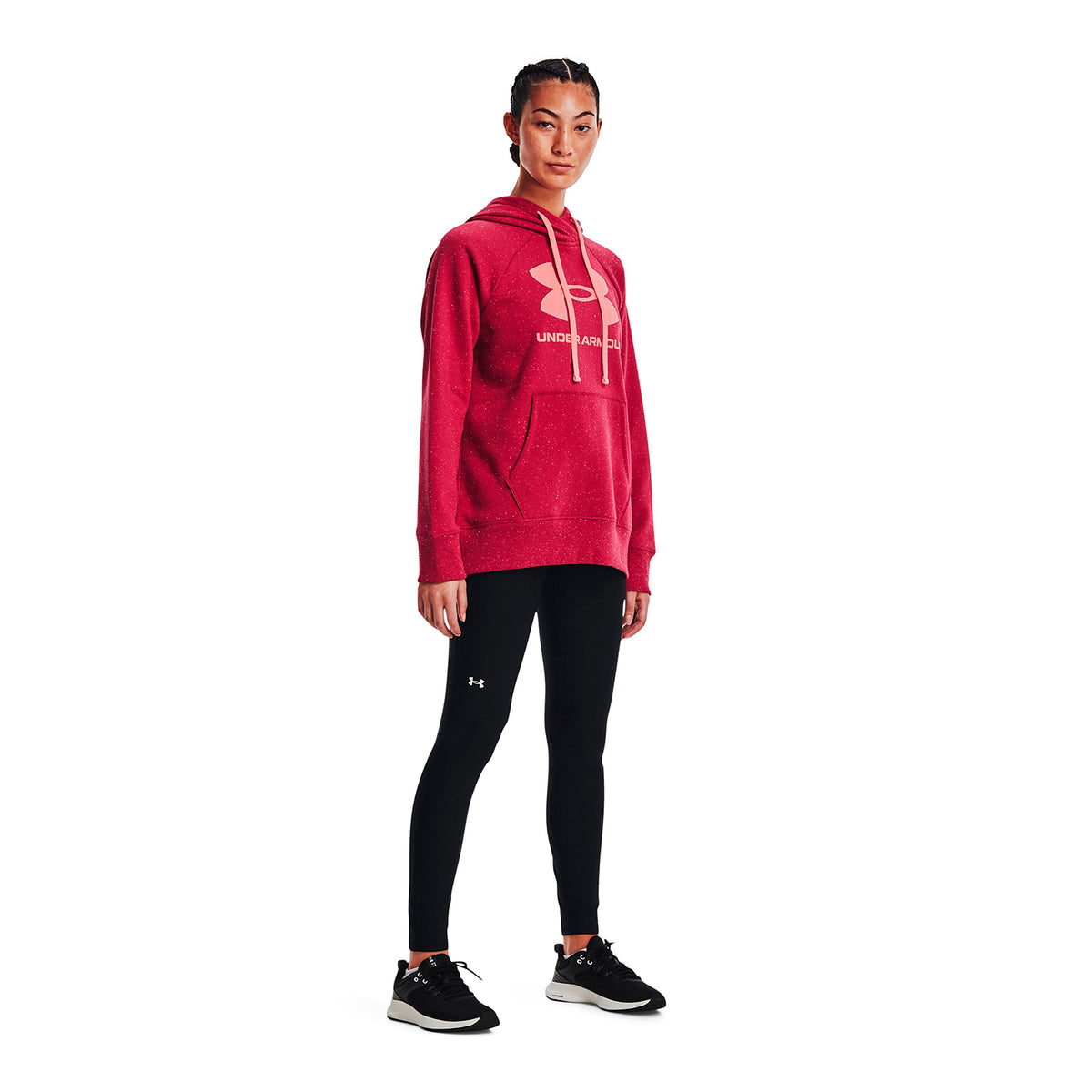 Polerón con gorro UA Rival Fleece Logo para Mujer