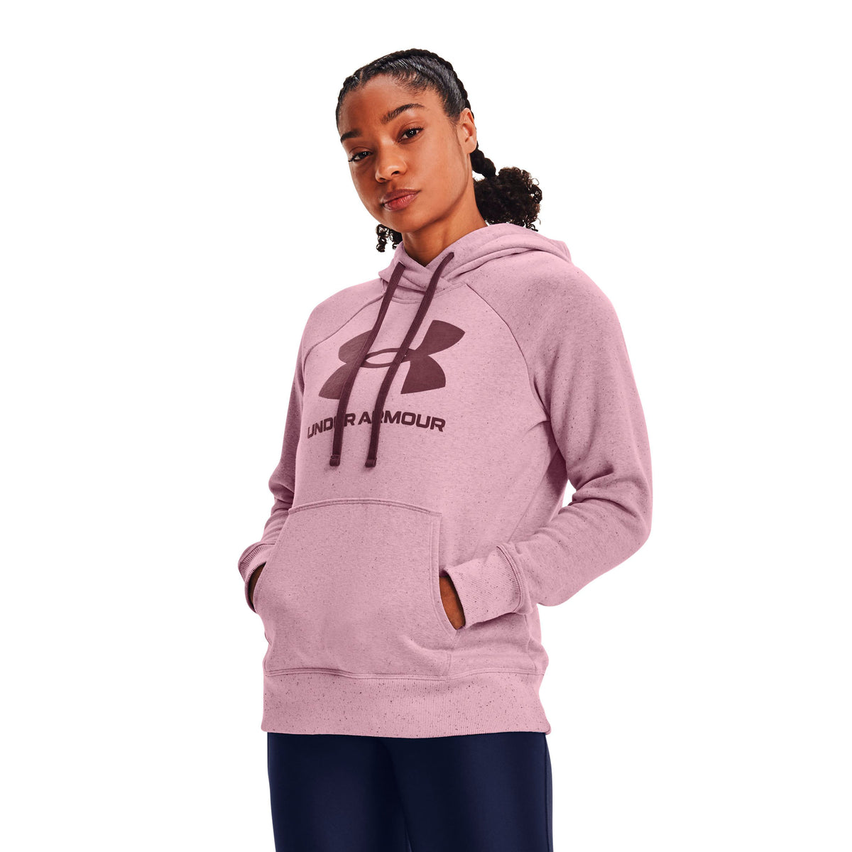 Polerón con gorro UA Rival Fleece Logo para Mujer