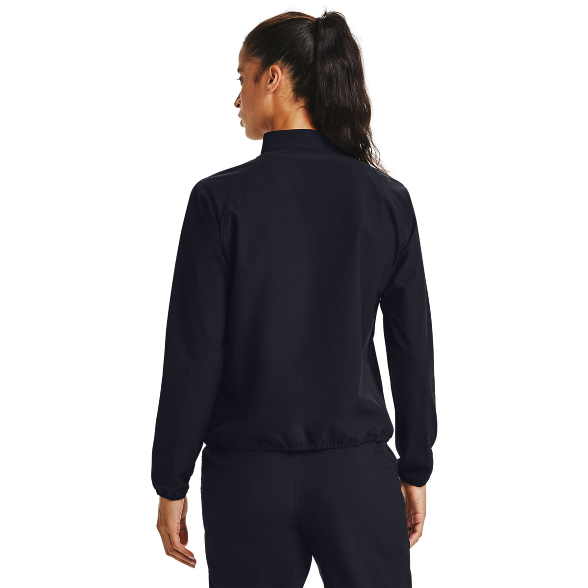 Polerón UA Woven ¼ Zip para Mujer