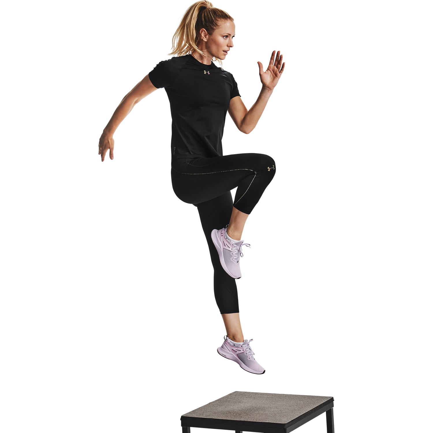 Calzas UA RUSH™ Side Piping para Mujer