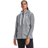 Polerón UA Rival Fleece Full ZIP para mujer