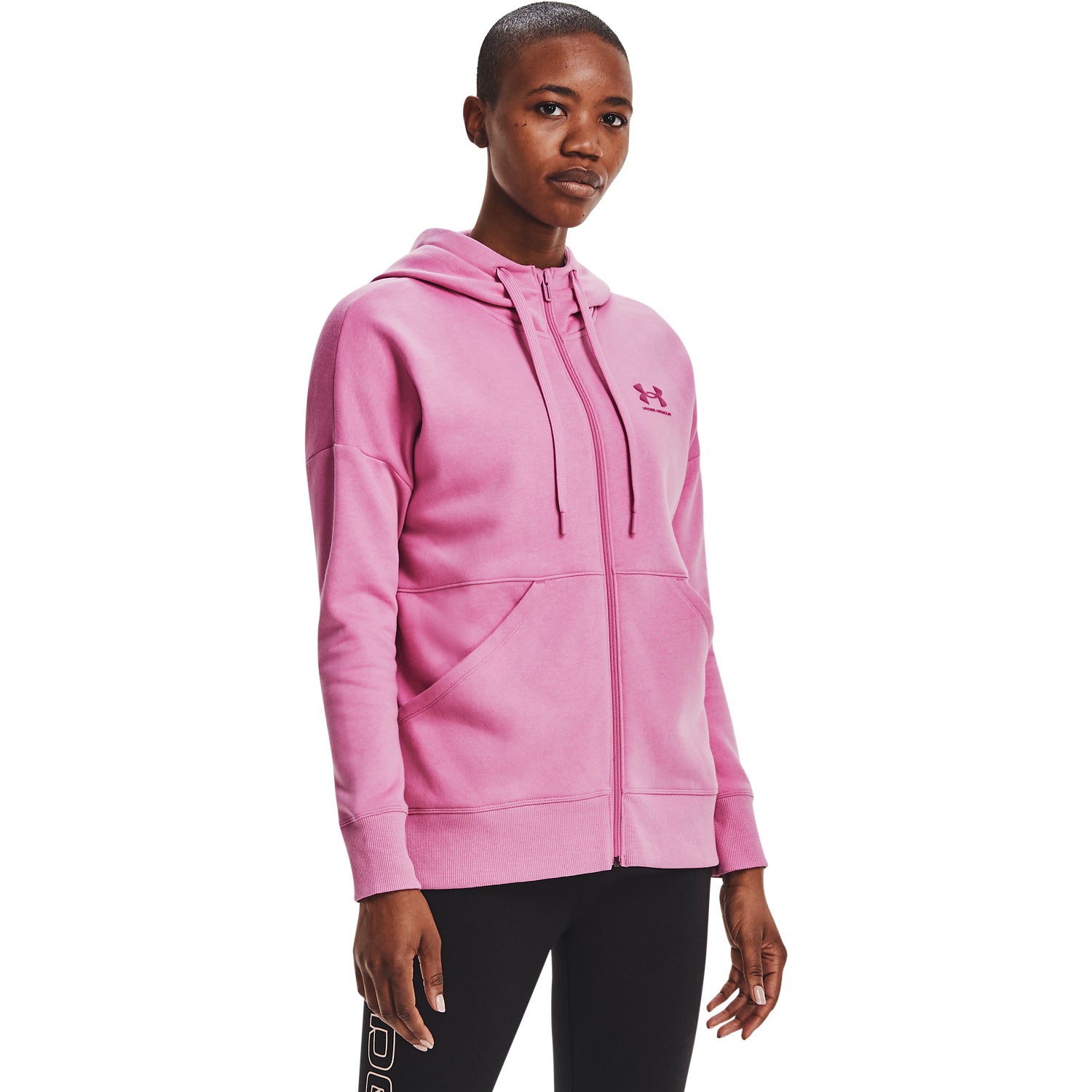 Polerón UA Rival Fleece Full ZIP para mujer