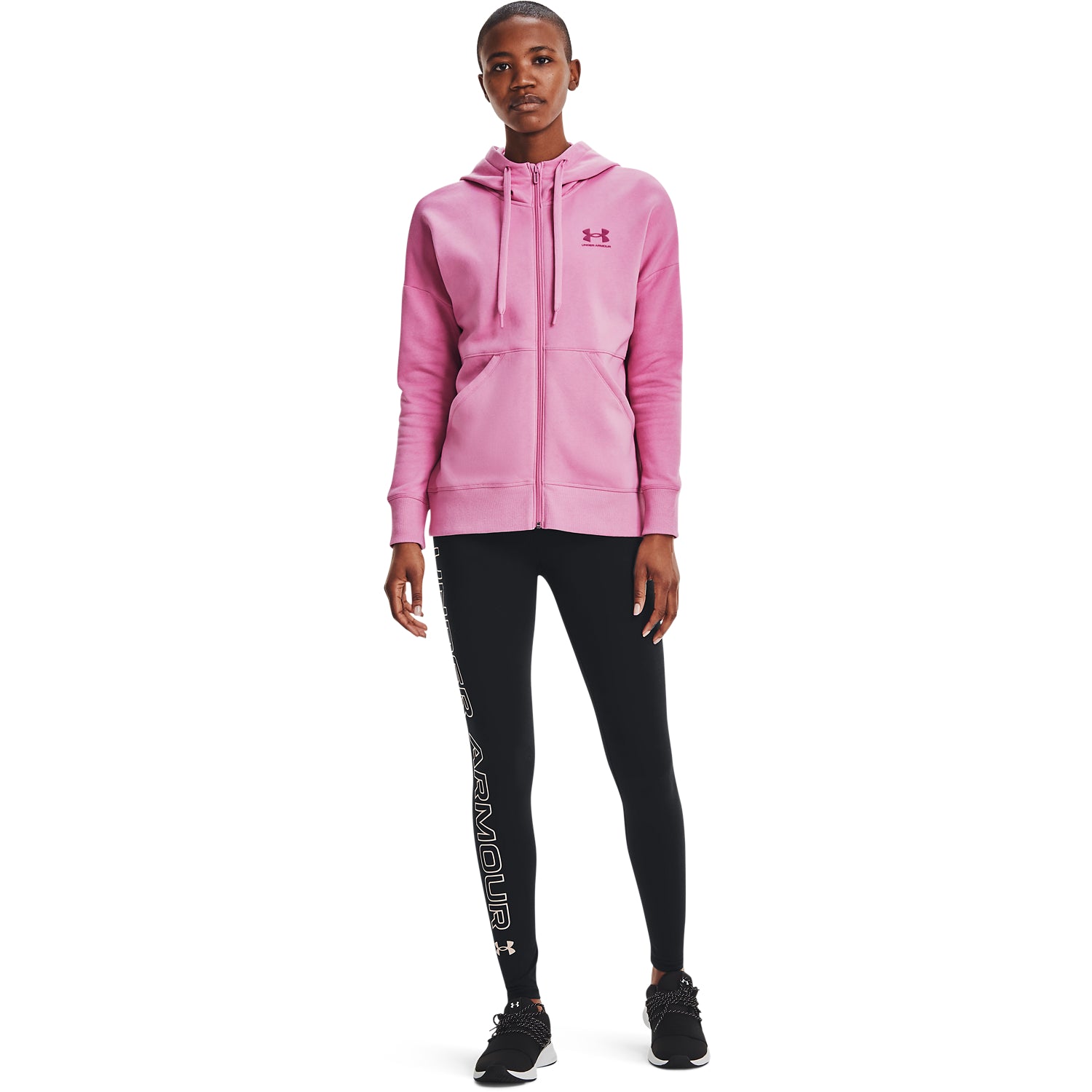 Polerón UA Rival Fleece Full ZIP para mujer