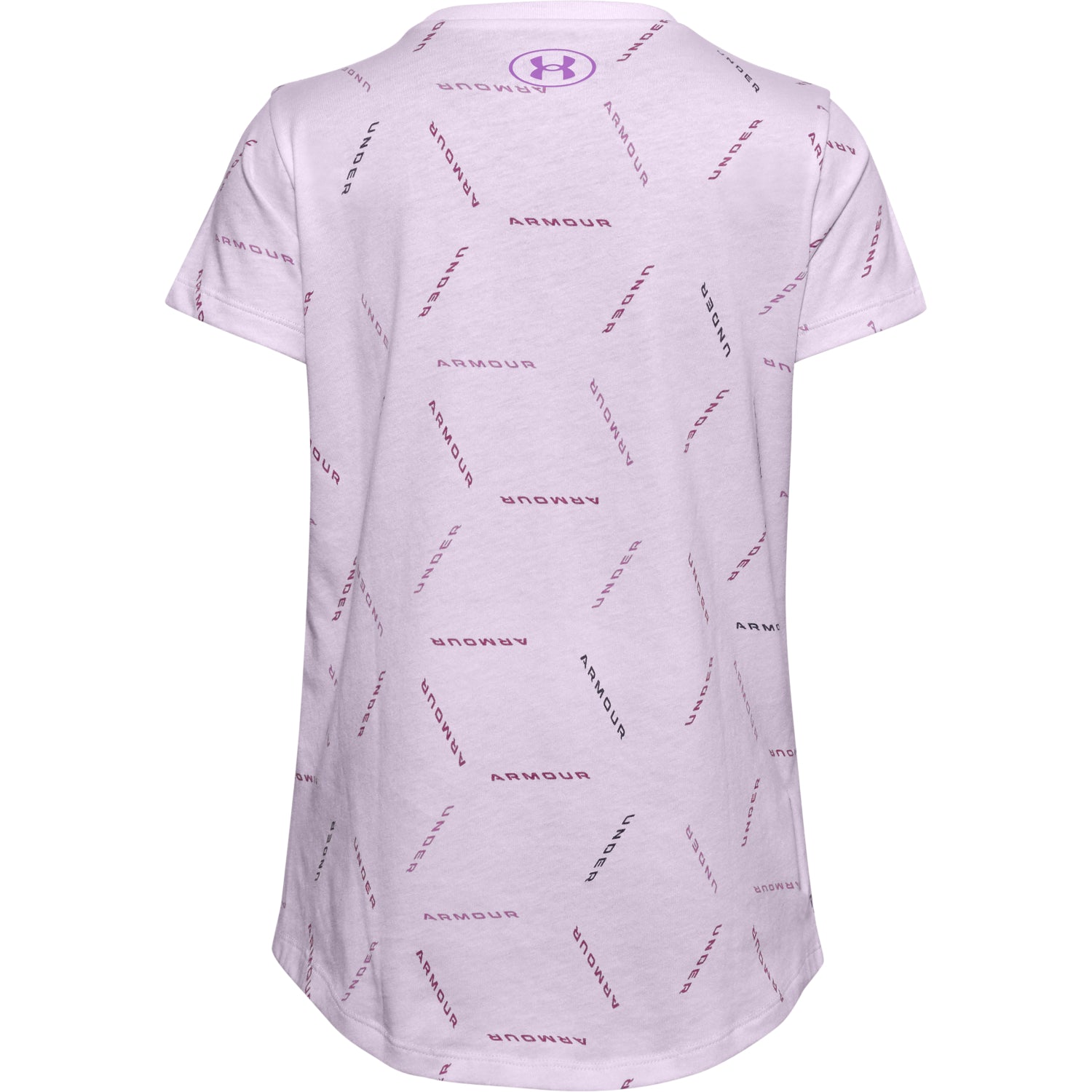 Polera Manga Corta UA Twitch Multi Print para Niña