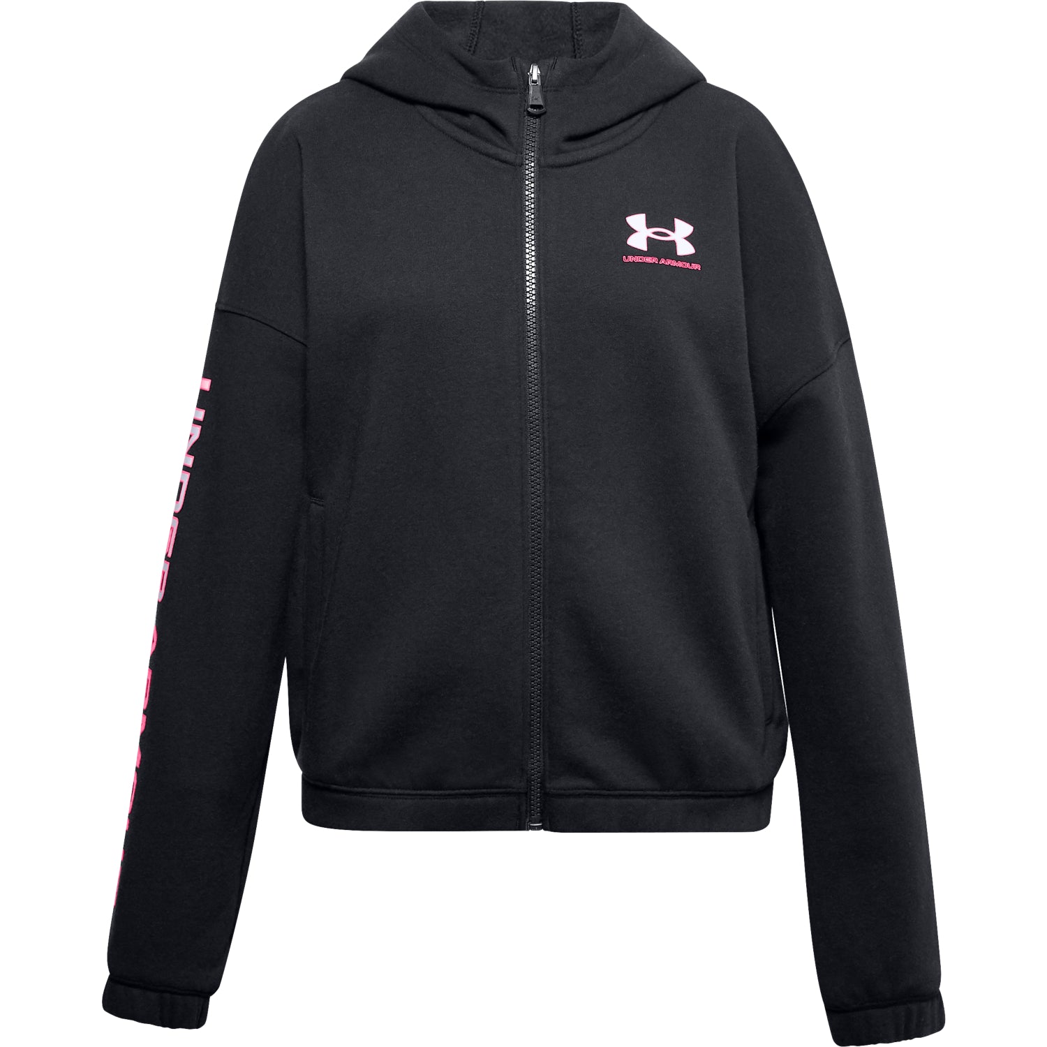 Polerón UA Rival Fleece Full Zip para Niña